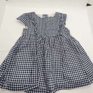 Baby b'gosh 3 month baby dress blue plaid